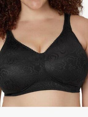 Playtex Women's Wireless Bra, 18 Hr Plus-Size Bras Available, Ultimate Lift 48DD